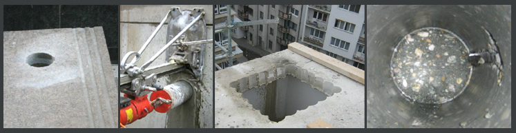 Betonfúrás, vasbeton és téglafal fúrása